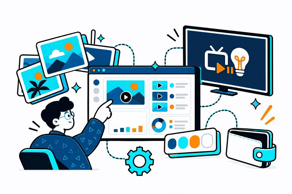 Módulos integrados da plataforma Exibix